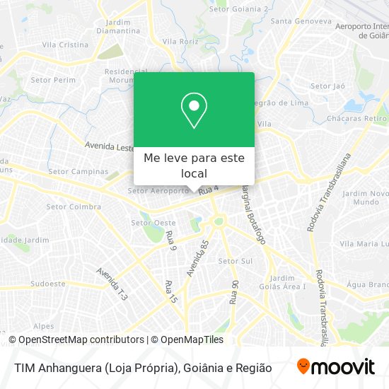 TIM Anhanguera (Loja Própria) mapa