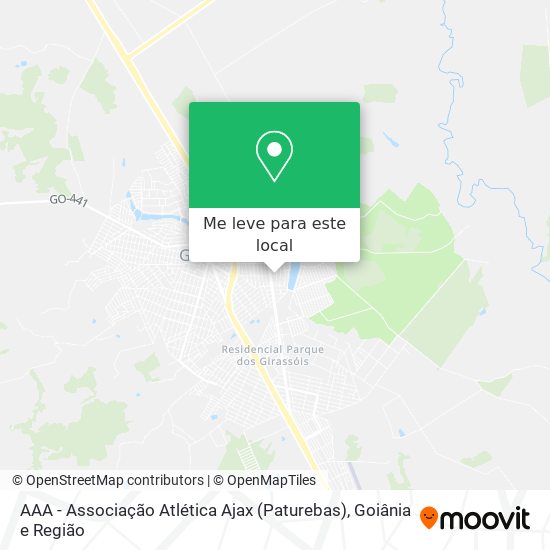 AAA - Associação Atlética Ajax (Paturebas) mapa