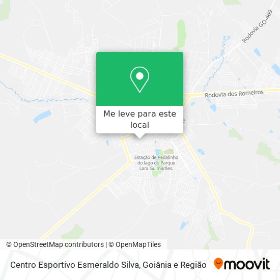 Centro Esportivo Esmeraldo Silva mapa