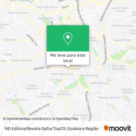 ND Editora/Revista Safra/TopCS mapa