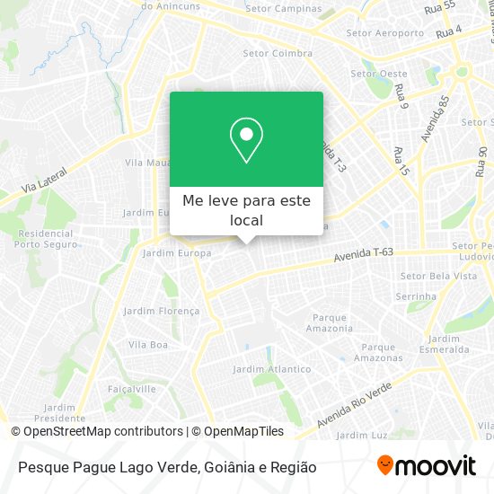 Pesque Pague Lago Verde mapa