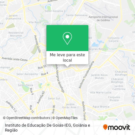 Instituto de Educação De Goiás-IEG mapa