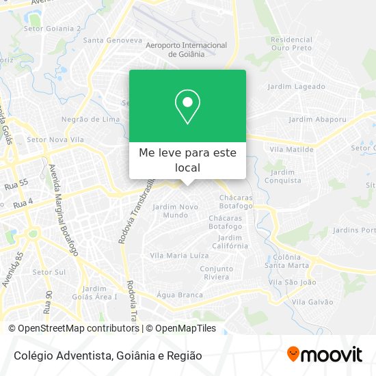 Colégio Adventista mapa