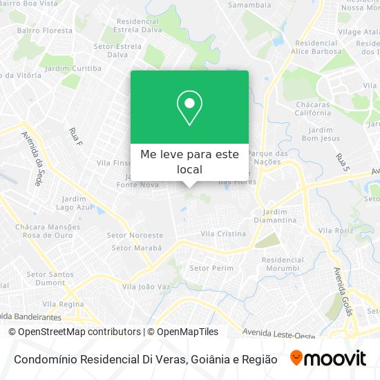 Condomínio Residencial Di Veras mapa