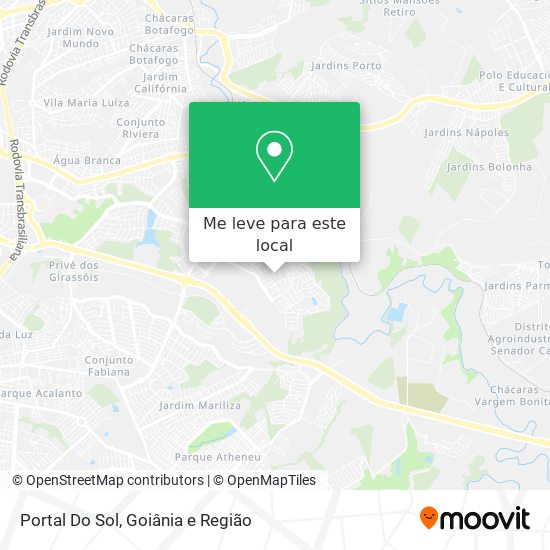 Portal Do Sol mapa