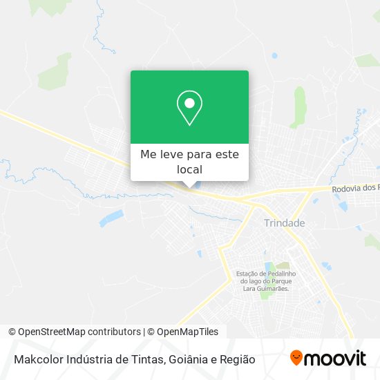 Makcolor Indústria de Tintas mapa