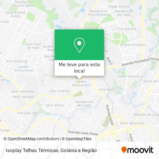 Isoplay Telhas Térmicas mapa