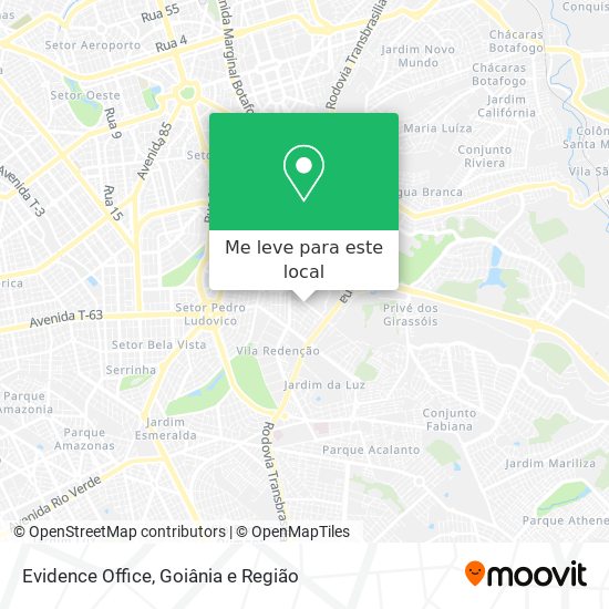 Evidence Office mapa