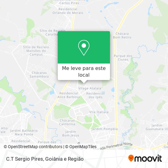 C.T Sergio Pires mapa