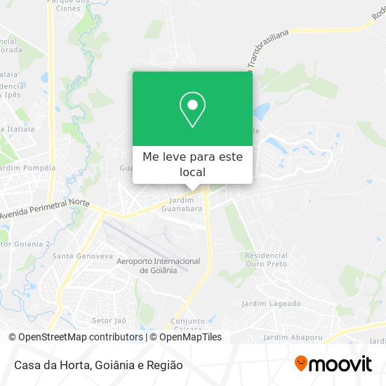 Casa da Horta mapa