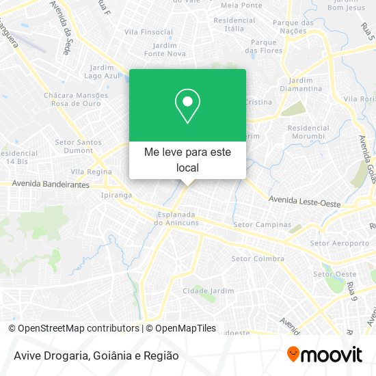 Avive Drogaria mapa