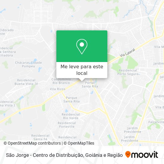 São Jorge - Centro de Distribuição mapa