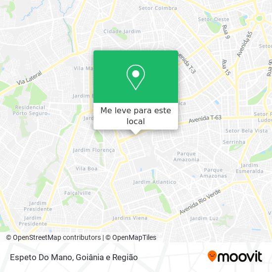 Espeto Do Mano mapa