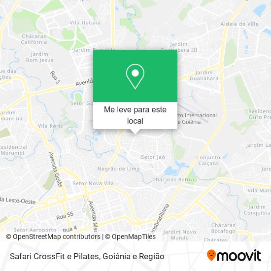 Safari CrossFit e Pilates mapa