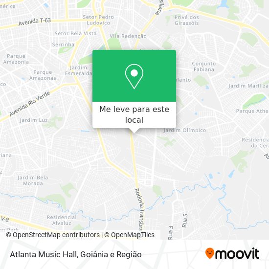 Atlanta Music Hall mapa