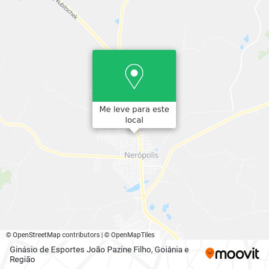 Ginásio de Esportes João Pazine Filho mapa
