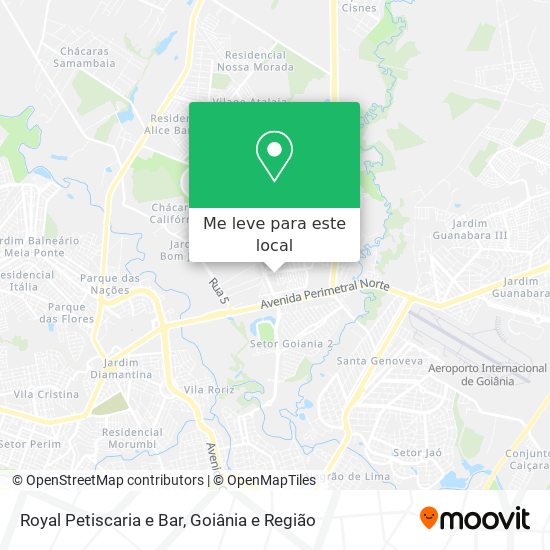 Royal Petiscaria e Bar mapa
