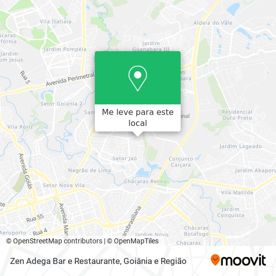 Zen Adega Bar e Restaurante mapa