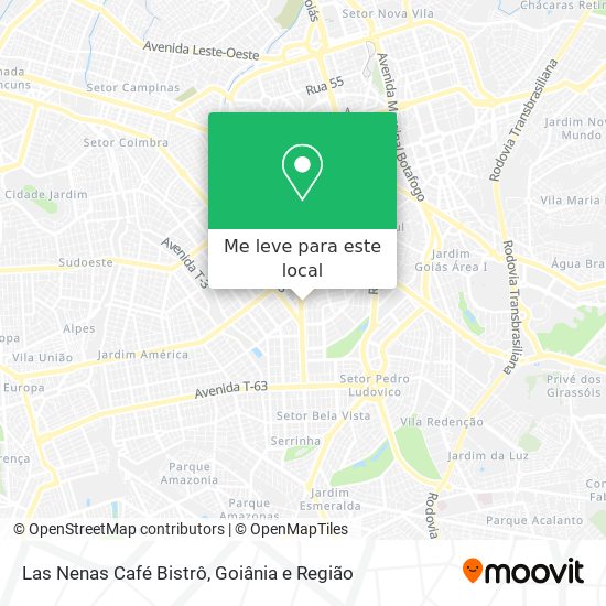 Las Nenas Café Bistrô mapa