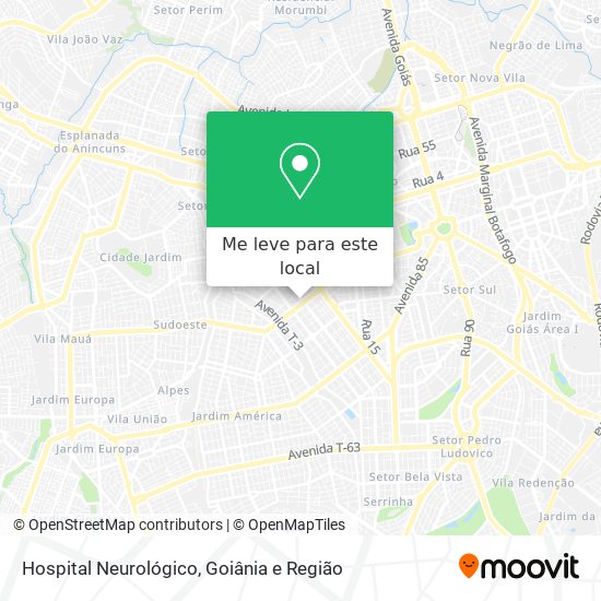 Hospital Neurológico mapa