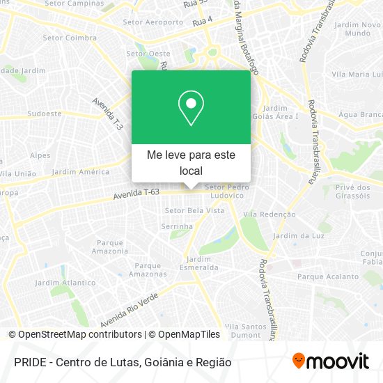 PRIDE - Centro de Lutas mapa