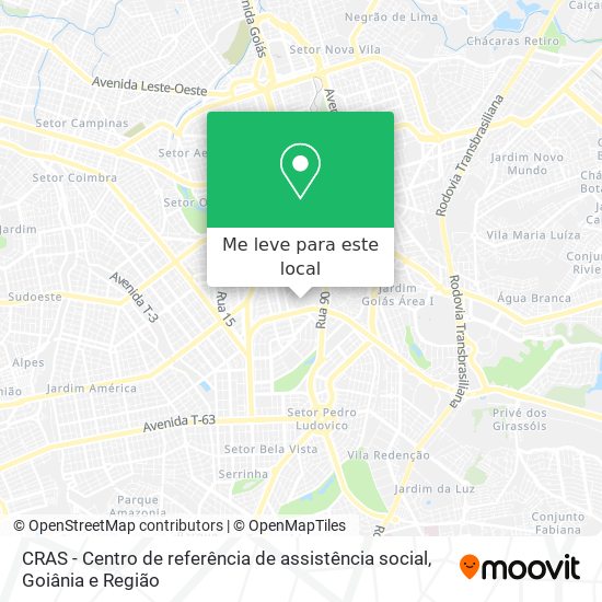 CRAS - Centro de referência de assistência social mapa