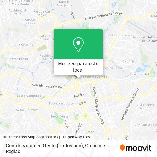 Guarda Volumes Oeste (Rodoviária) mapa