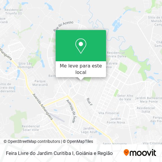 Feira Livre do Jardim Curitiba I mapa