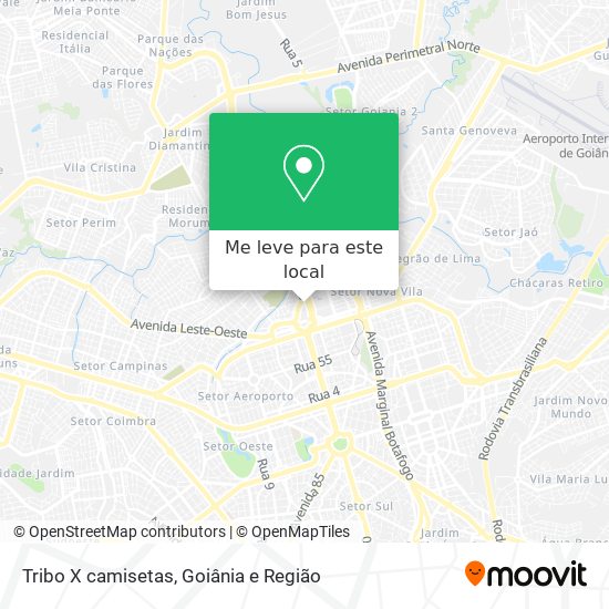 Tribo X camisetas mapa