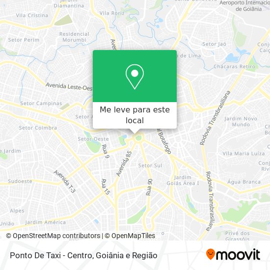 Ponto De Taxi - Centro mapa