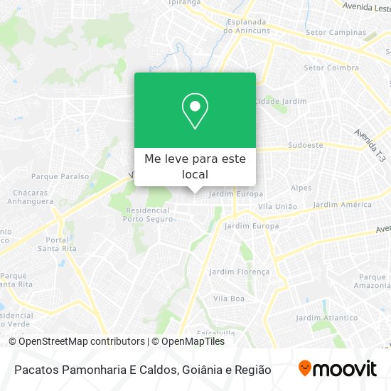 Pacatos Pamonharia E Caldos mapa