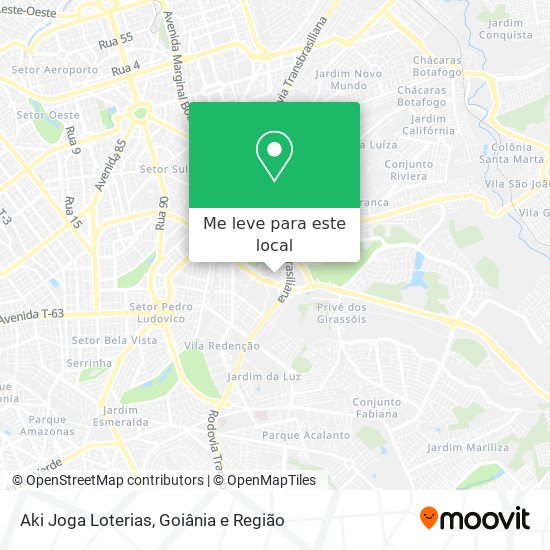 Aki Joga Loterias mapa