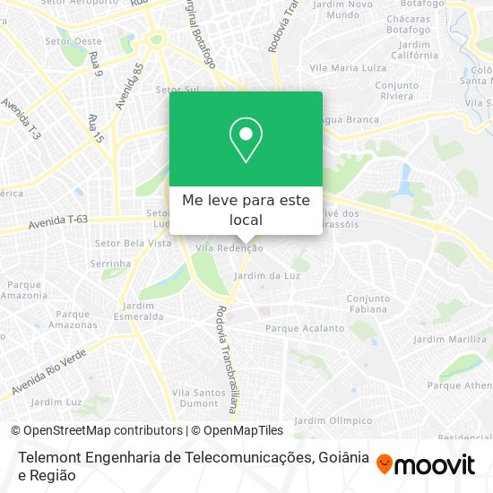 Telemont Engenharia de Telecomunicações mapa