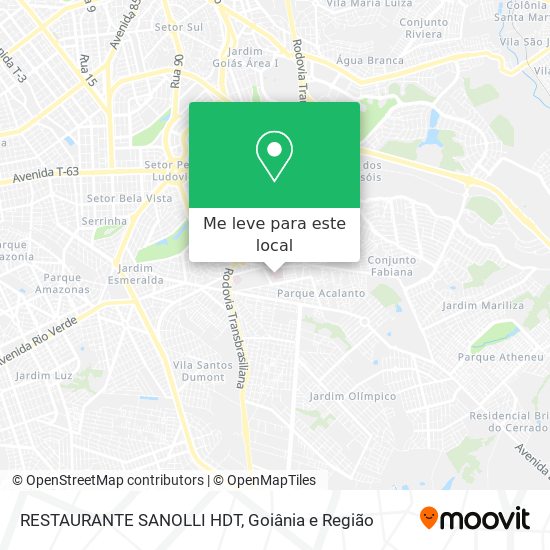 RESTAURANTE SANOLLI HDT mapa