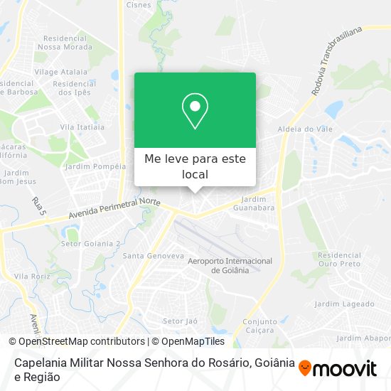 Capelania Militar Nossa Senhora do Rosário mapa