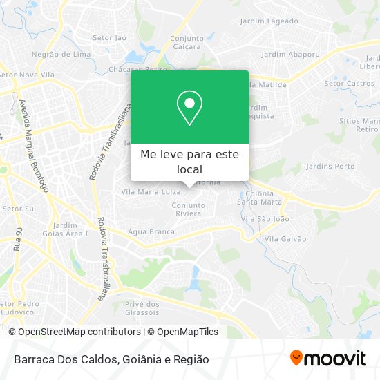 Barraca Dos Caldos mapa