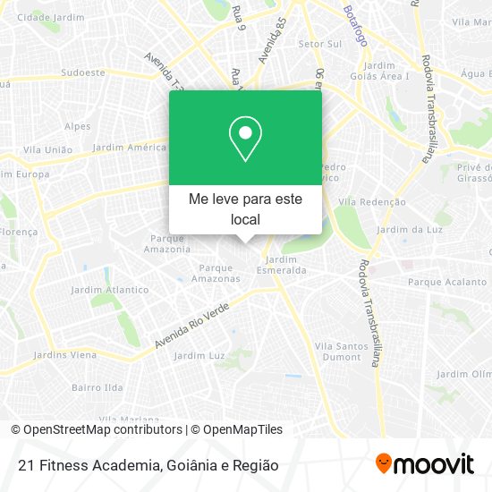 21 Fitness Academia mapa