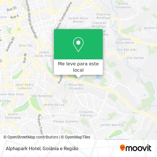 Alphapark Hotel mapa