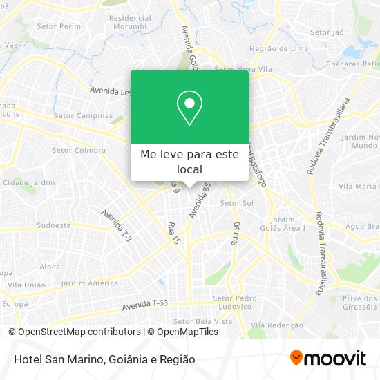 Hotel San Marino mapa