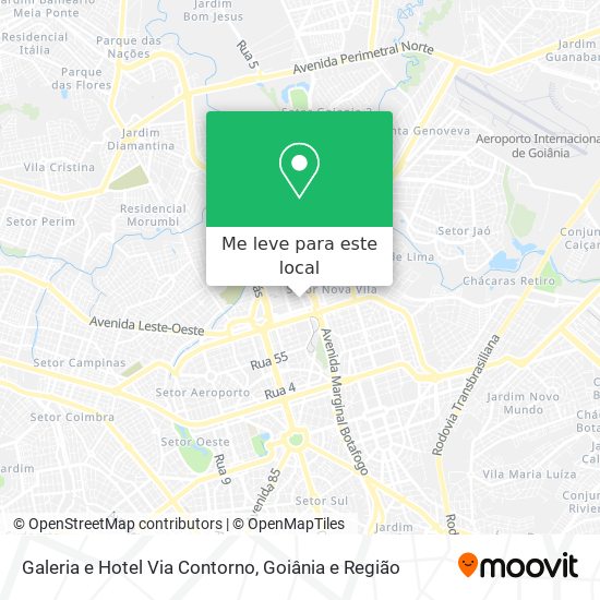 Galeria e Hotel Via Contorno mapa