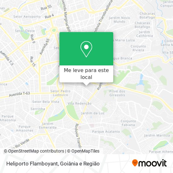 Heliporto Flamboyant mapa