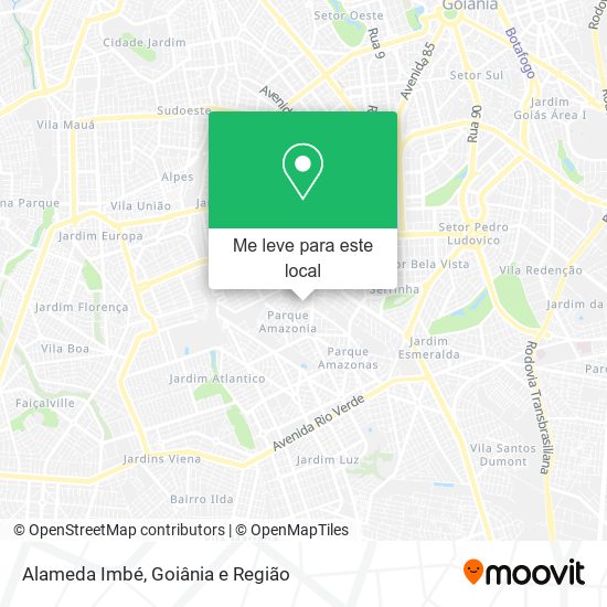 Alameda Imbé mapa