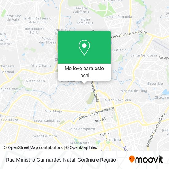 Rua Ministro Guimarães Natal mapa