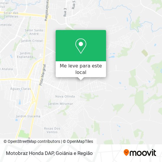 Motobraz Honda DAP mapa