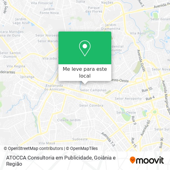 ATOCCA Consultoria em Publicidade mapa