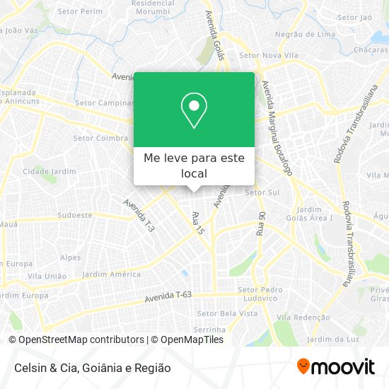 Celsin & Cia mapa