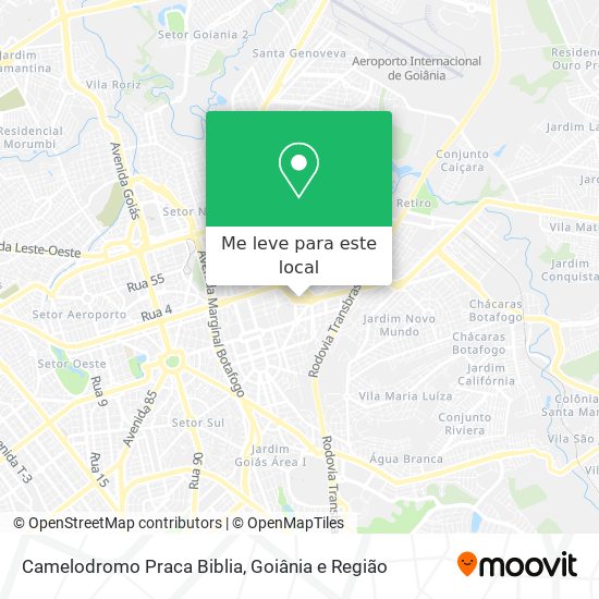 Camelodromo Praca Biblia mapa