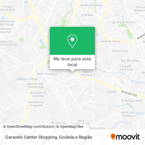 Garavelo Center Shopping mapa