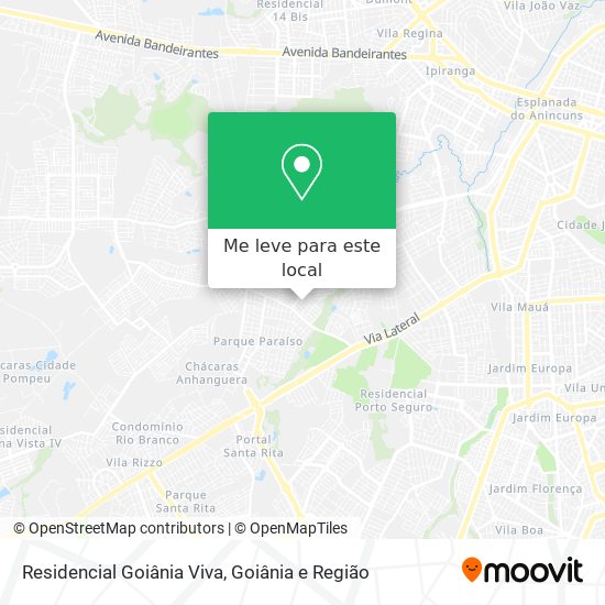 Residencial Goiânia Viva mapa