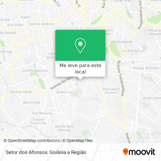 Setor dos Afonsos mapa